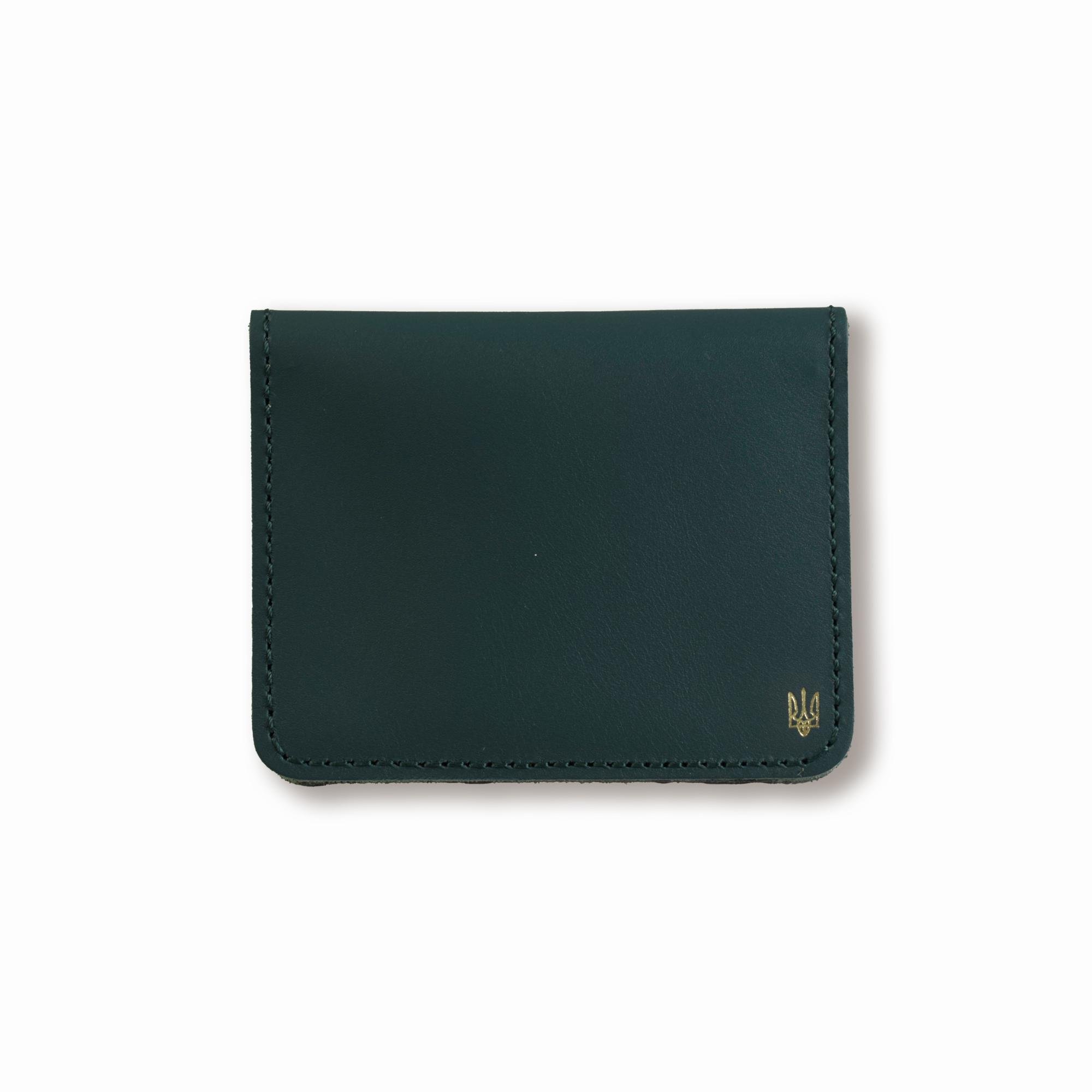 Обложка для карточек с маленьким гербом Зеленый