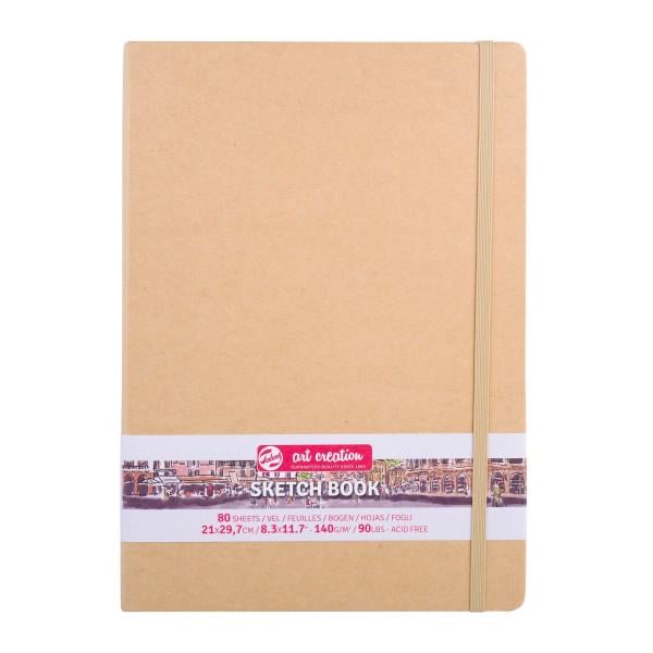Альбом для графики Royal Talens Art Creation твердый переплет 140 г/кв. м 80 л. А4 Kraft (9314433M)