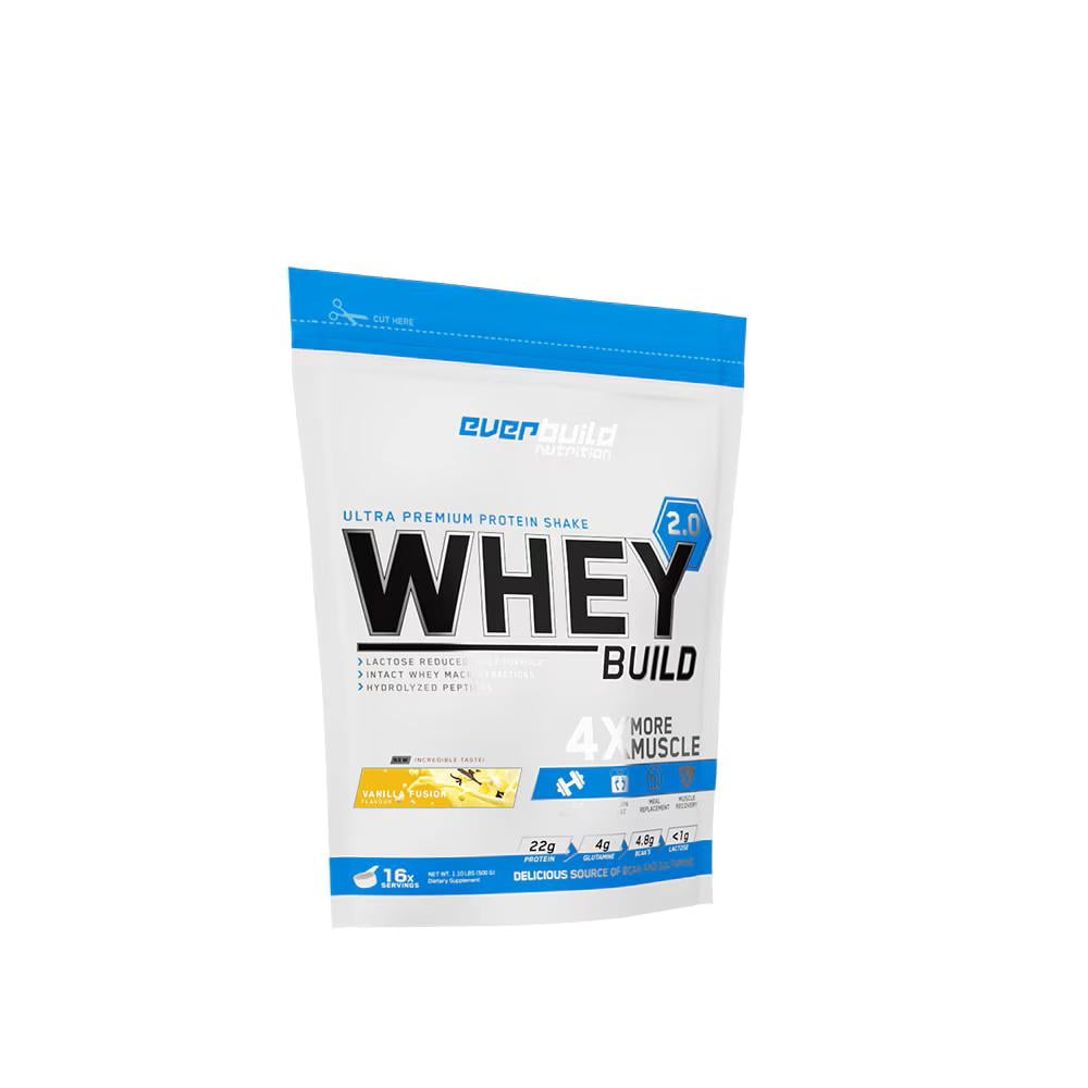 Протеин Everbuild Nutrition Whey Protein Build 2.0 500 г