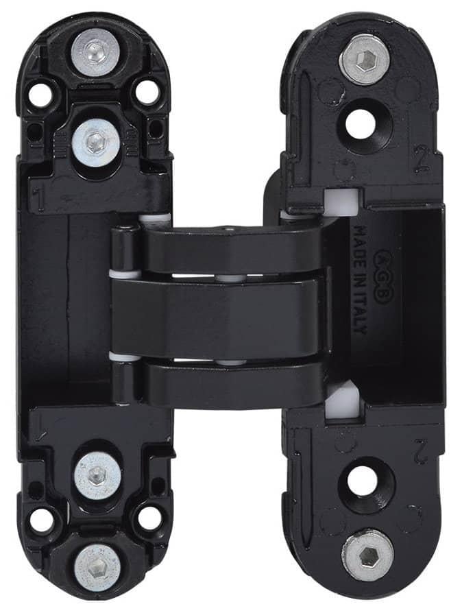 Петля прихована AGB Eclipse 2.0 110x30 мм з ковпачками Чорний (E30200.03.93 Kit) - фото 3 Петля прихована AGB Eclipse 2.0 110x30 мм з ковпачками Чорний (E30200.03.93 Kit) - фото 3