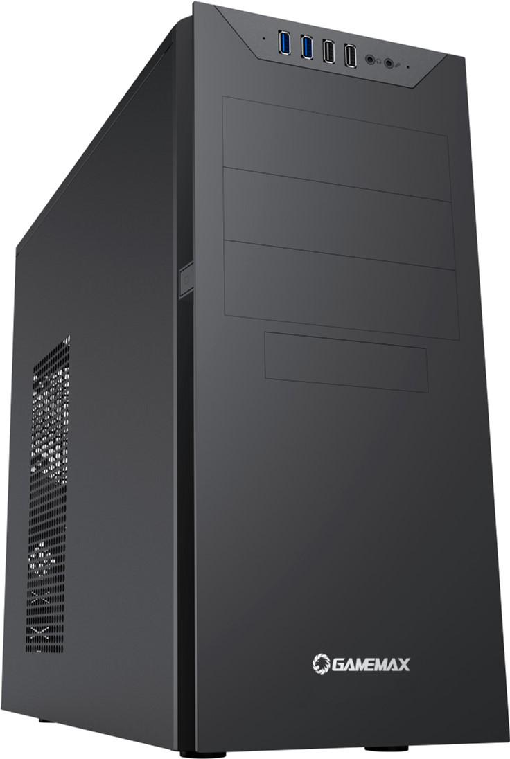 Корпус компьютерный GameMax MT833-2U3 ATX microATX ITX Black без блока питания (MT833-2U3)