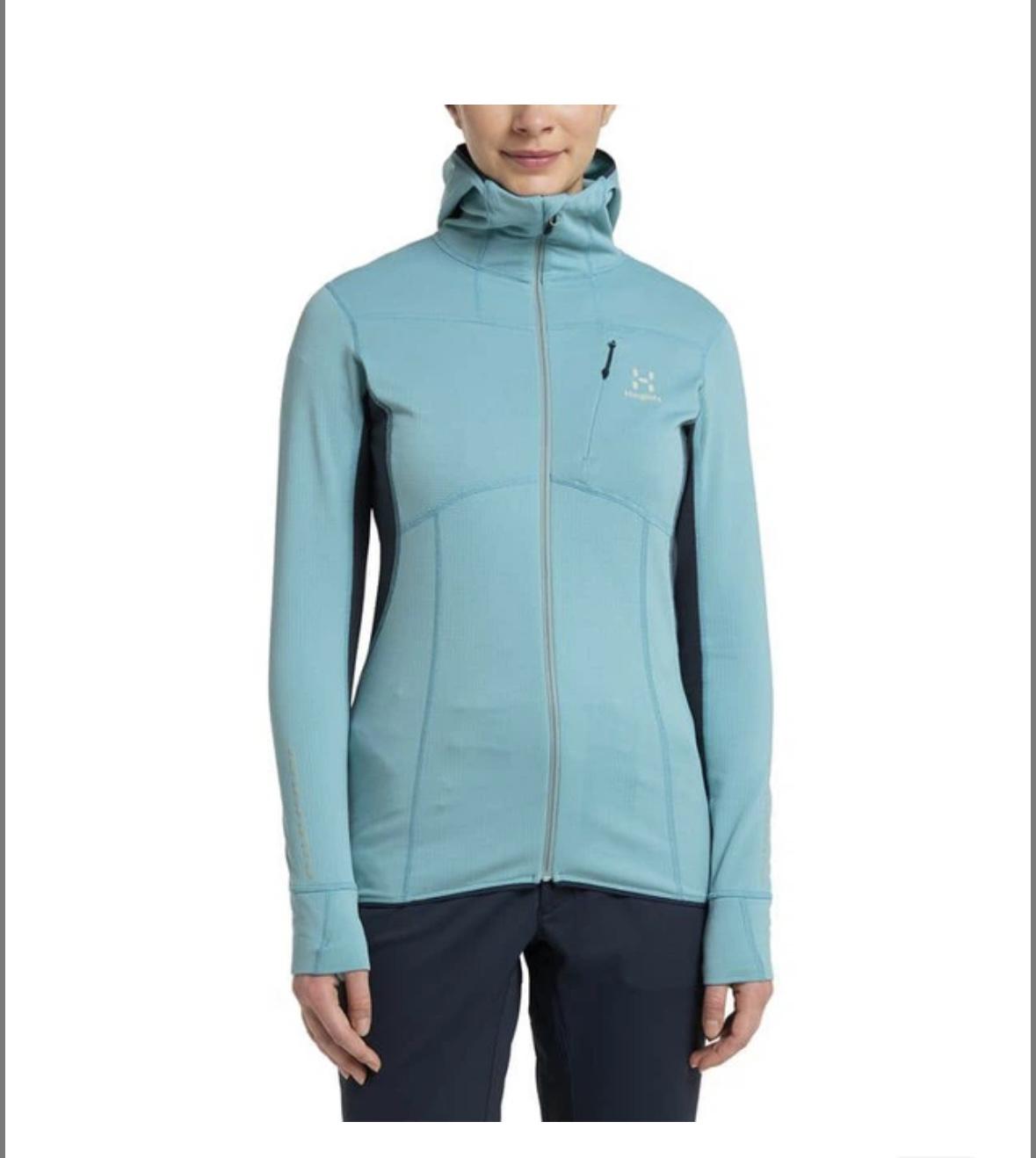 Куртка-кофта трекінгова жіноча Haglofs L.I.M Mid Comp Hood Women L Синій (32411213)