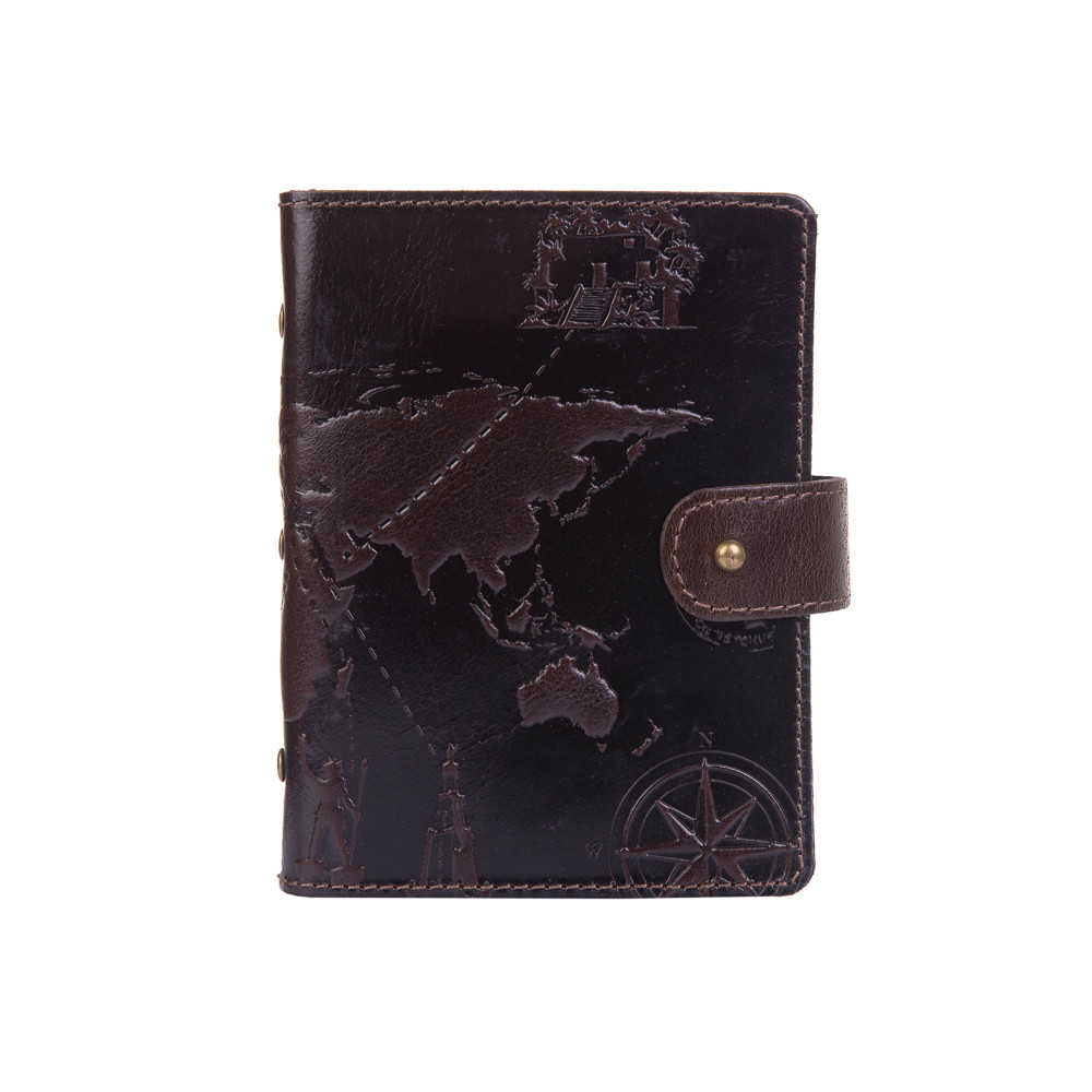 Картхолдер HiArt CH-06 Crystal 7 Wonders of The World Brown Silk (CH-06-C19-1314-T002)