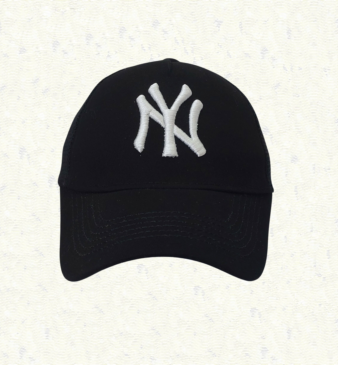 Бейсболка NY Model-02/W Чорний (6847) - фото 2