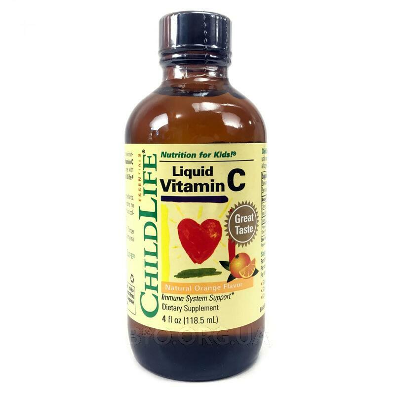 Вітаміни Essentials Liquid Vitamin C Orange 118,5 мл Вітаміни Essentials Liquid Vitamin C Orange 118,5 мл