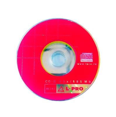 Диск CD-R mini L-Pro 185 Mb 48Х 2 шт. (DI-1278070957) - фото 1