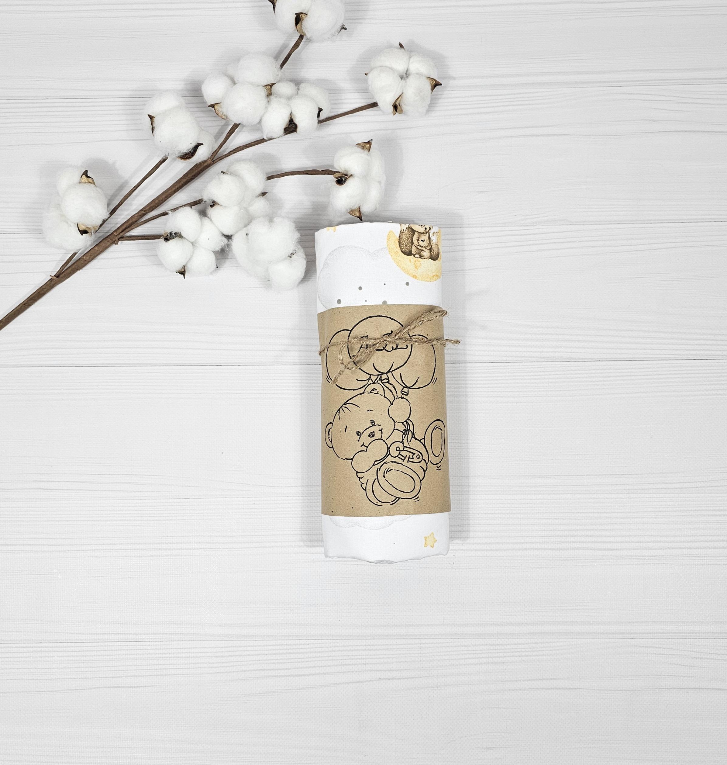 Пеленка детская a.l.babybox Лунные Пушистики многоразовая непромокаемая 50х80 см (30462562) - фото 3