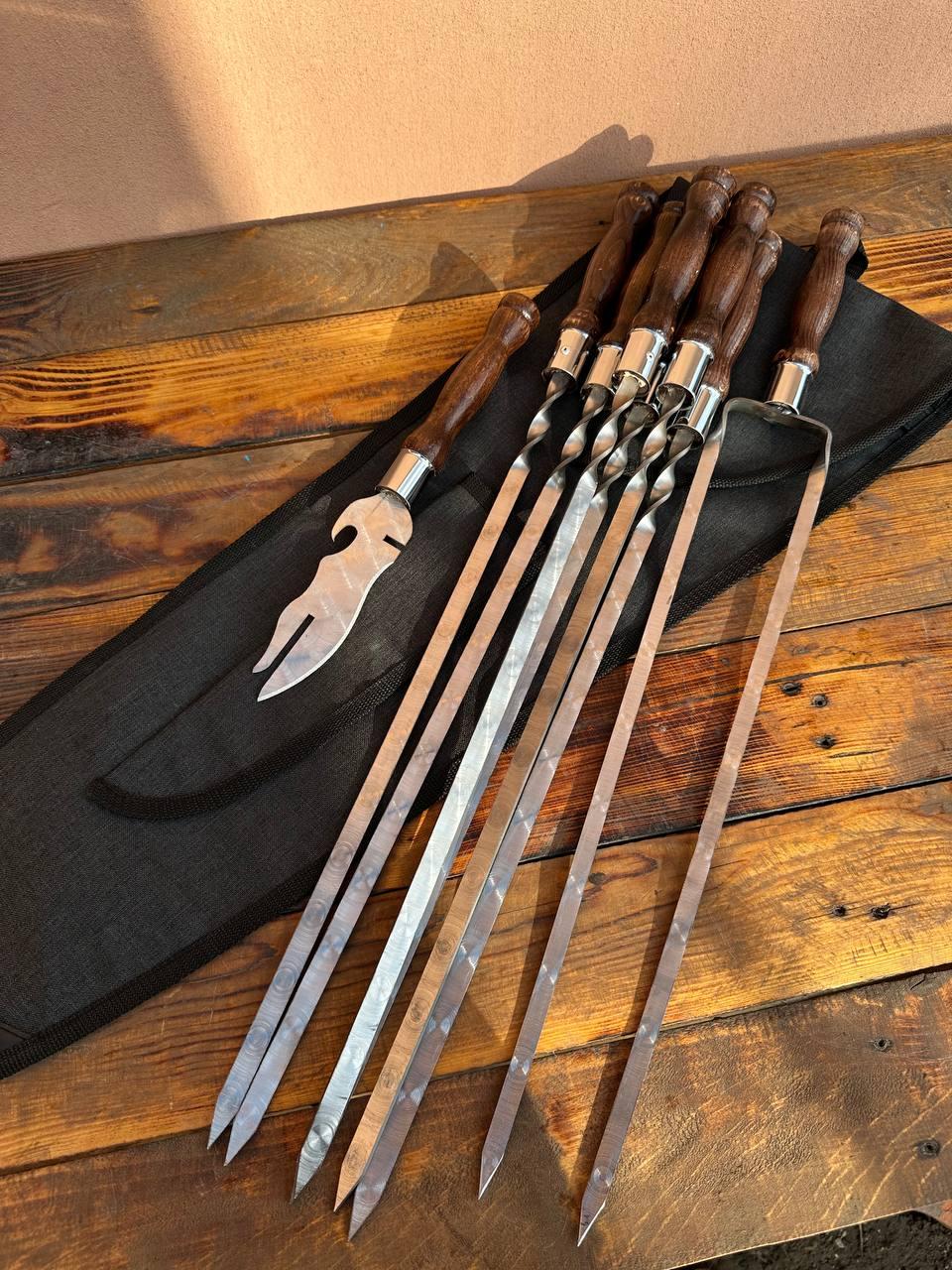 Комплект шампурів з чохлом 3 мм (2546513910)