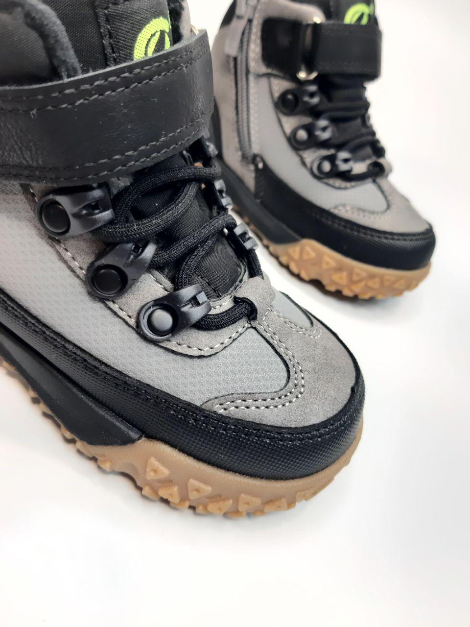 Черевики зимові Clibee для хлопчика р. 26 17,5 см Сірий (602 grey-green) - фото 2