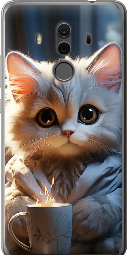 Чохол на Huawei Mate 10 Pro Білий кіт (5646t-1138-42517)