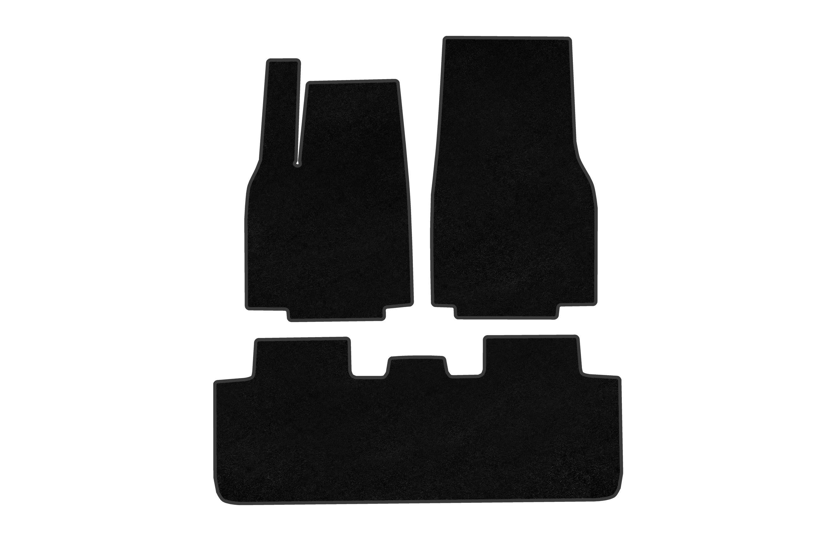 Коврики автомобильные Digital Designs Deluxe для Tesla Model Y 2020- гг. ткань Черный (185143)