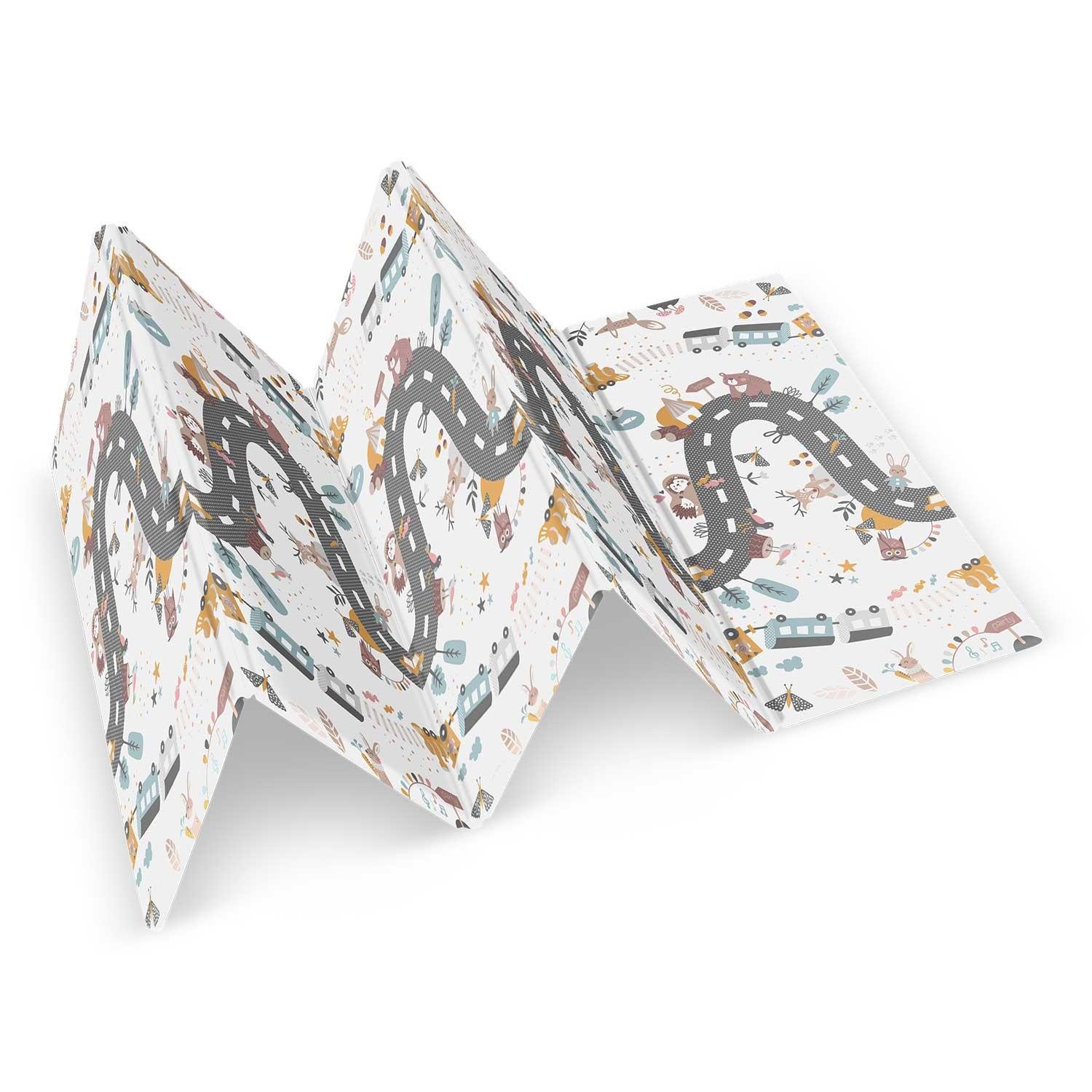 Коврик детский Nukido NK-340 Поезд-Земля раскладной 200x180x1 см (431233) Коврик детский Nukido NK-340 Поезд-Земля раскладной 200x180x1 см (431233)