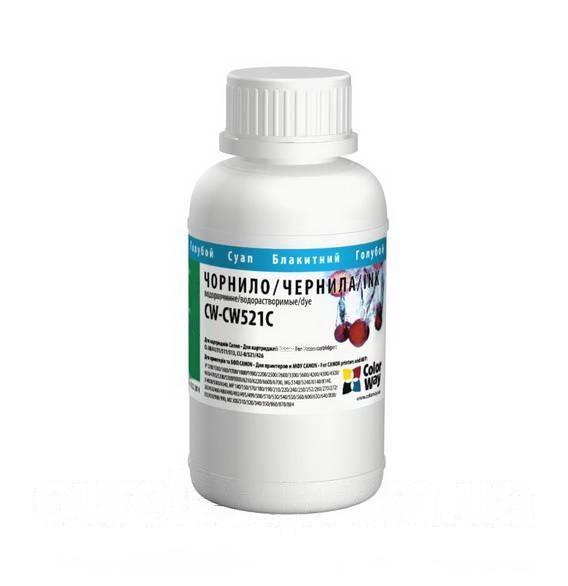 Чернила CW Canon CL-38/521 Cyan CW-CW521C02 200 мл (CW-CW521C02)