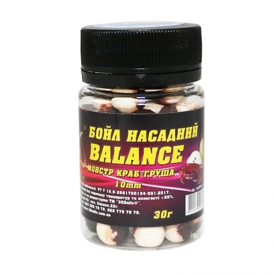 Бойл 3KBaits Balance насадний Монстр краб-груша 10 мм 30 г (3KB1422)