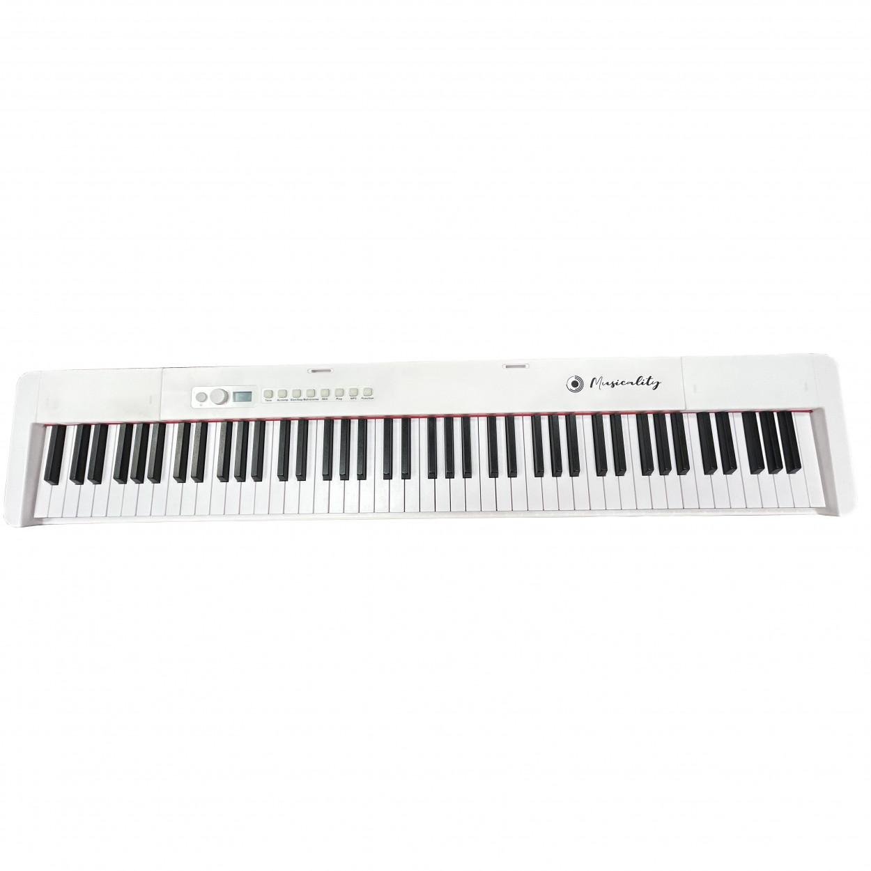 Пианино цифровое Musicality HP88-WH HammerPiano с чехлом (64392) - фото 2