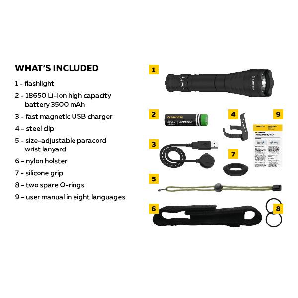 Ліхтар Armytek Predator Pro v3.5 Magnet USB - фото 9 Ліхтар Armytek Predator Pro v3.5 Magnet USB - фото 9