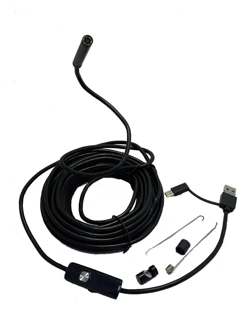 ᐉ Эндоскоп для смартфона водонепроницаемый жесткий с подсветкой 3 м