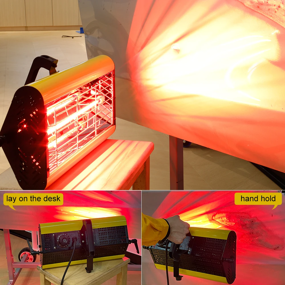 Лампа инфракрасная для сушки краски 1200 Вт (29367) - фото 4 Лампа инфракрасная для сушки краски 1200 Вт (29367) - фото 4