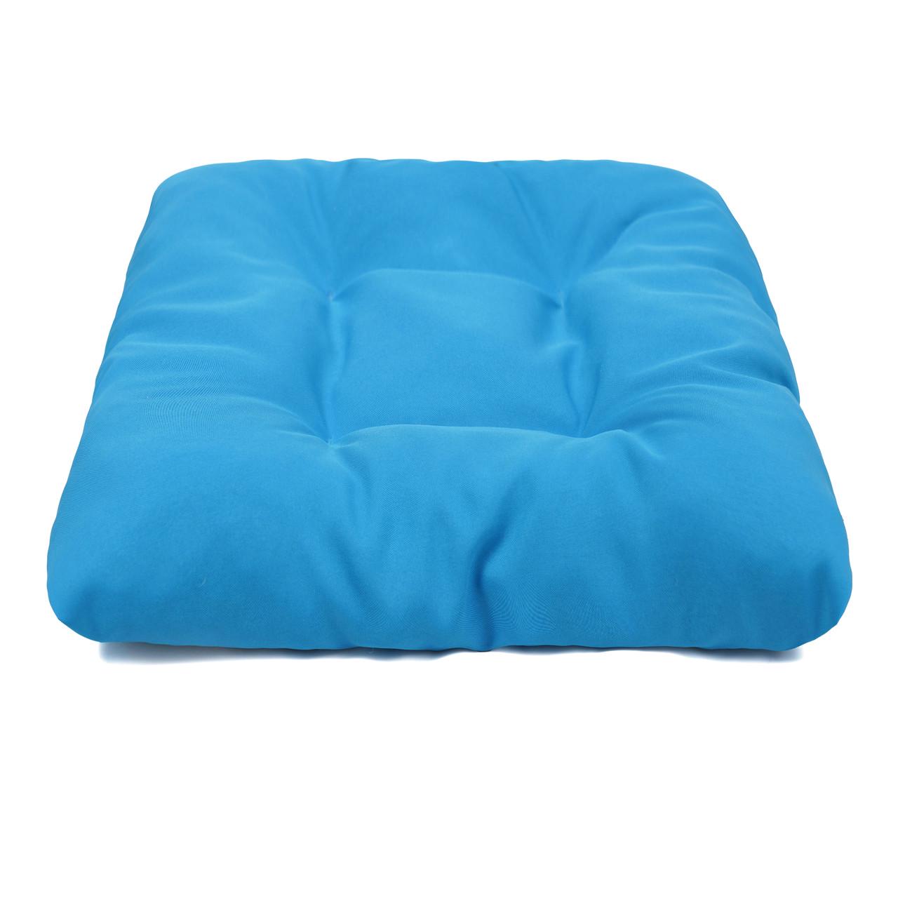 Подушка для стула/кресла/табурета 55x55x8 см Голубой (2127041646) - фото 2