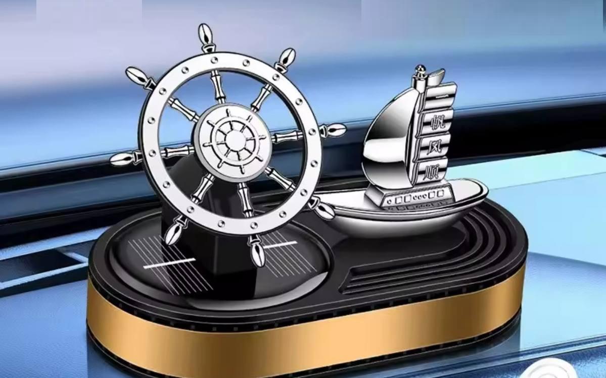 Ароматизатор в автомобіль Корабель К2 на сонячній батареї (Е051459) - фото 2