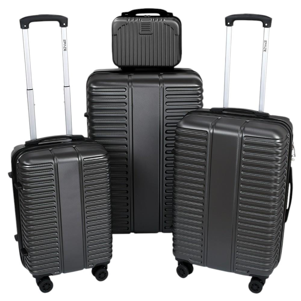 Комплект чемоданов Space R37248-GR 14/20/24/28" Серый (34063793)