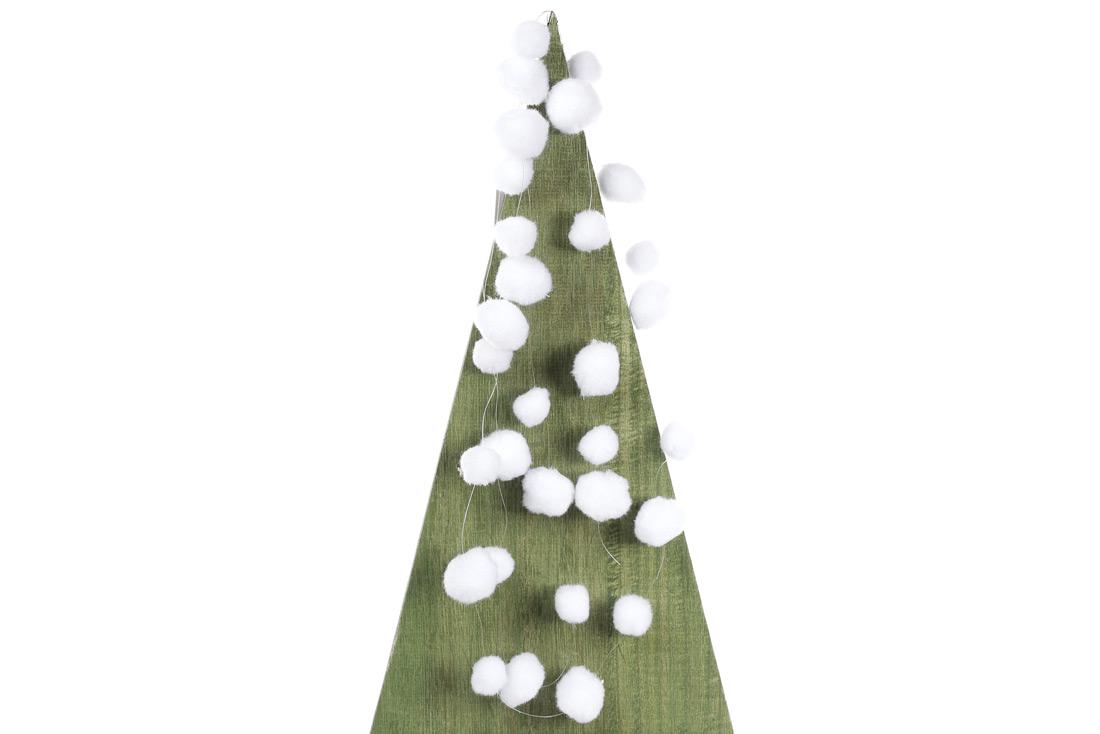 Гирлянда снежки BonaDi 4 шт. (NY27-734)