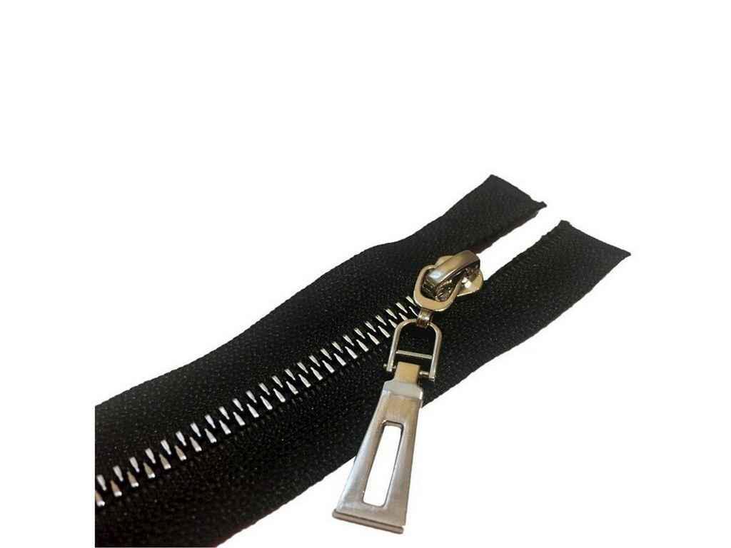 Молния Welltex двухзамковая трактор никель №8 S-580 ZIP 110 см Черный (571133) Молния Welltex двухзамковая трактор никель №8 S-580 ZIP 110 см Черный (571133)