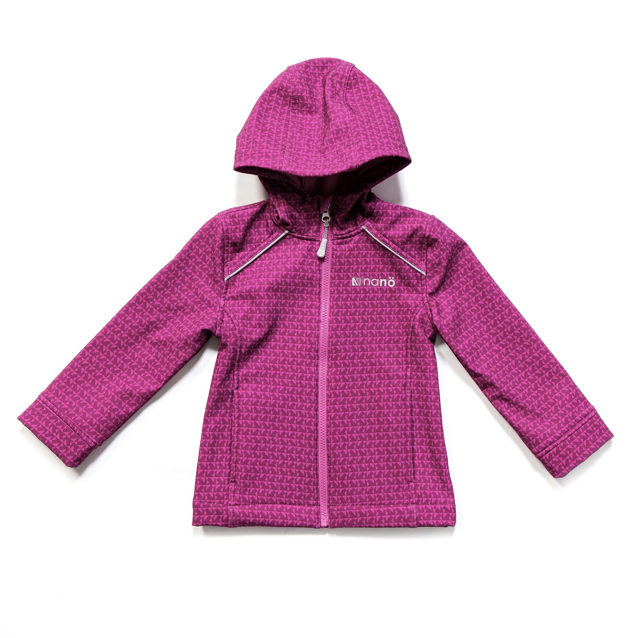 Куртка детская демисезонная Nano F17M1400 для девочки SOFTSHELL 158-164 см Бордовый (F17M1400-MauveRose-16)