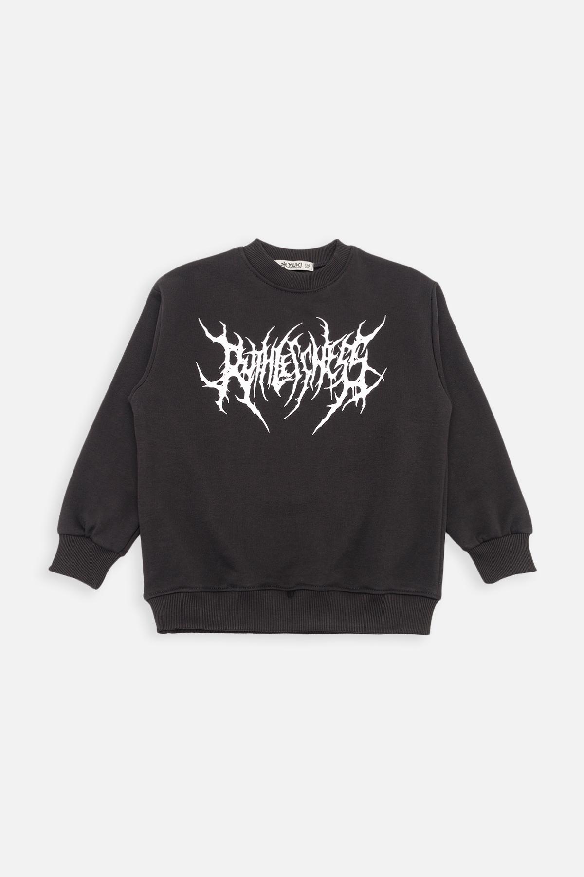 Свитшот для мальчика 134 см Черный (ЦБ-00269727)