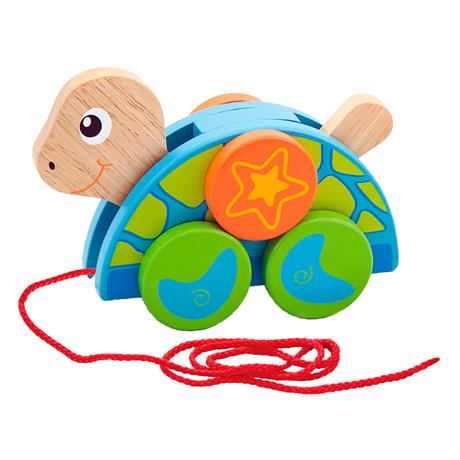 Деревянная каталка Viga Toys Черепаха