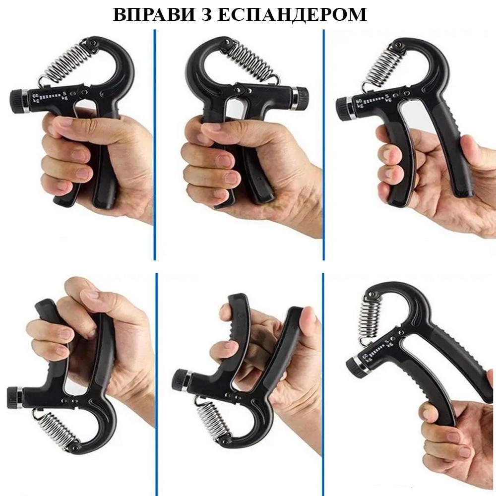 Набор кистевых эспандеров Newt Power Grip Set3 резиновое кольцо эспандер и ножницы (NE-1589-60) - фото 4