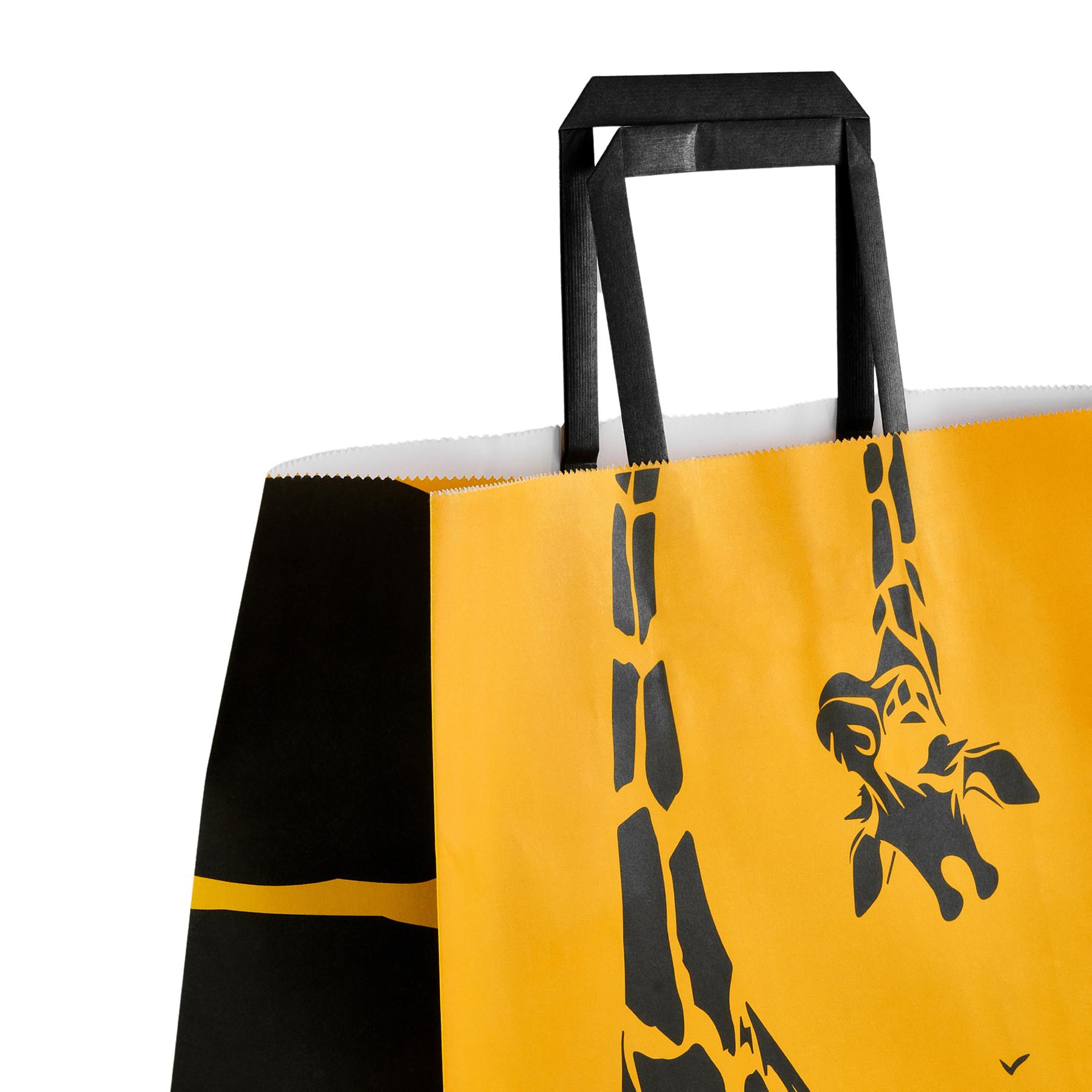 Пакет подарочный PAPERPRO Жирафы 370х305х150 мм (КП00002) - фото 3