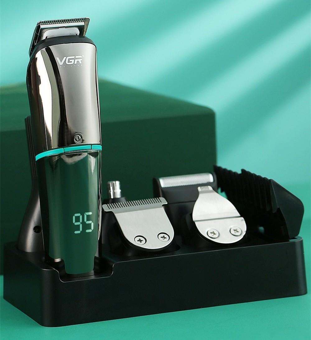 Триммер универсальный VGR 12в1 Lcd Grooming Kit IPX6 водонепроницаемый (3735)