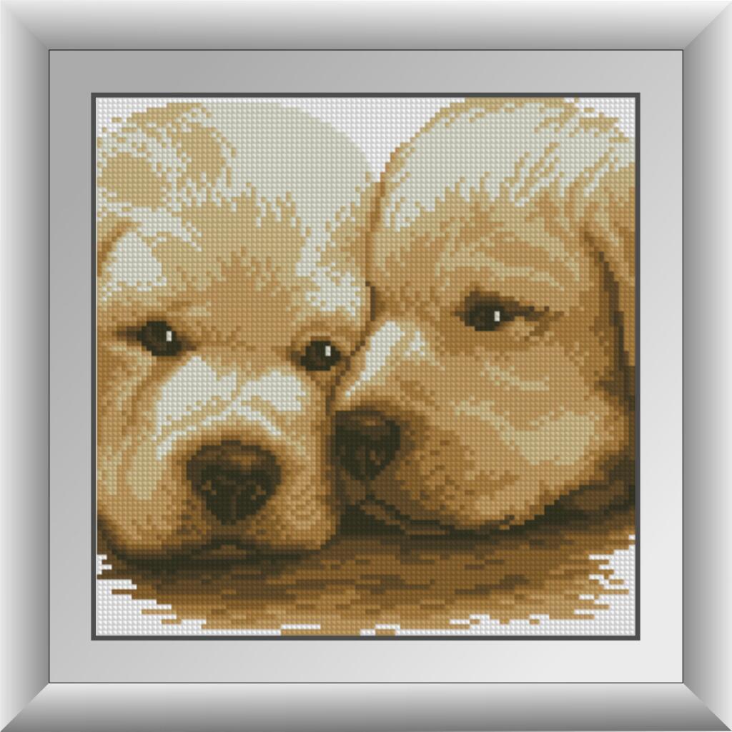 Алмазная мозаика Dream Art Собачки 27x27 см (DA.30154)