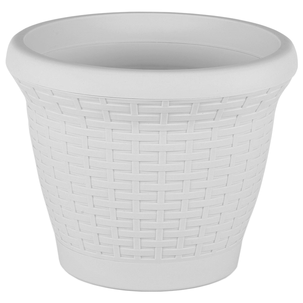Горшок для цветов Serinova Wire 42 л Белый (11344) - фото 1 Горшок для цветов Serinova Wire 42 л Белый (11344) - фото 1