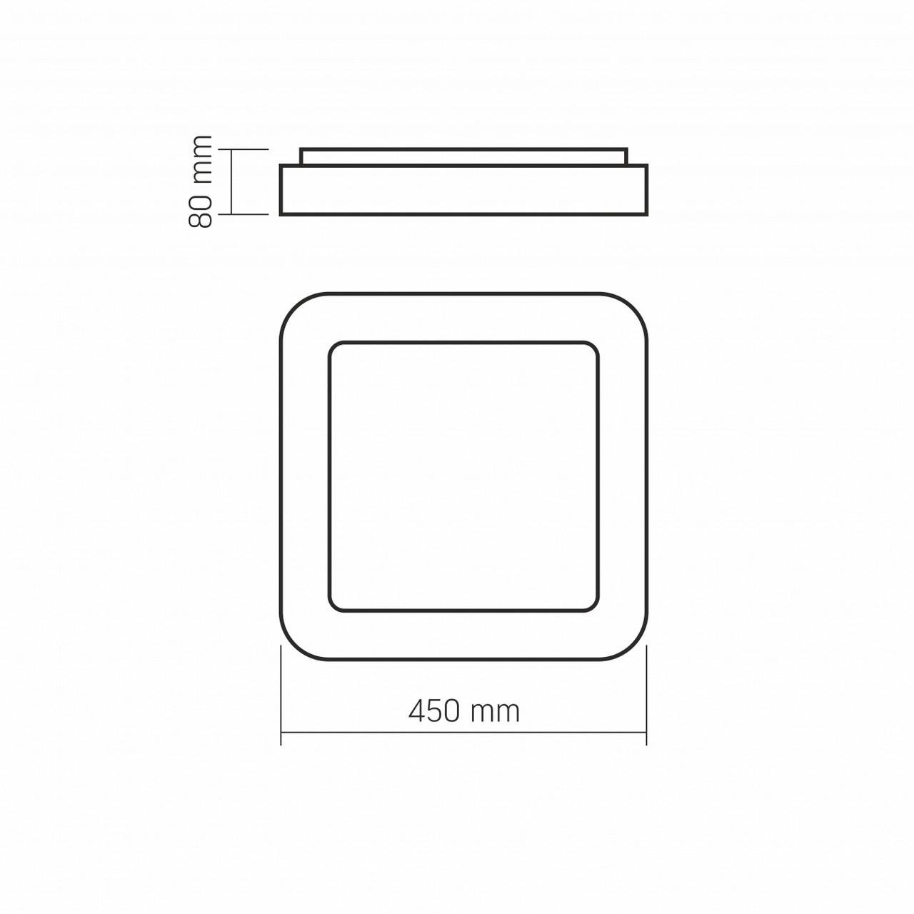 Світильник Videx EDGE-SC-72W-BLACK (19369830) - фото 6