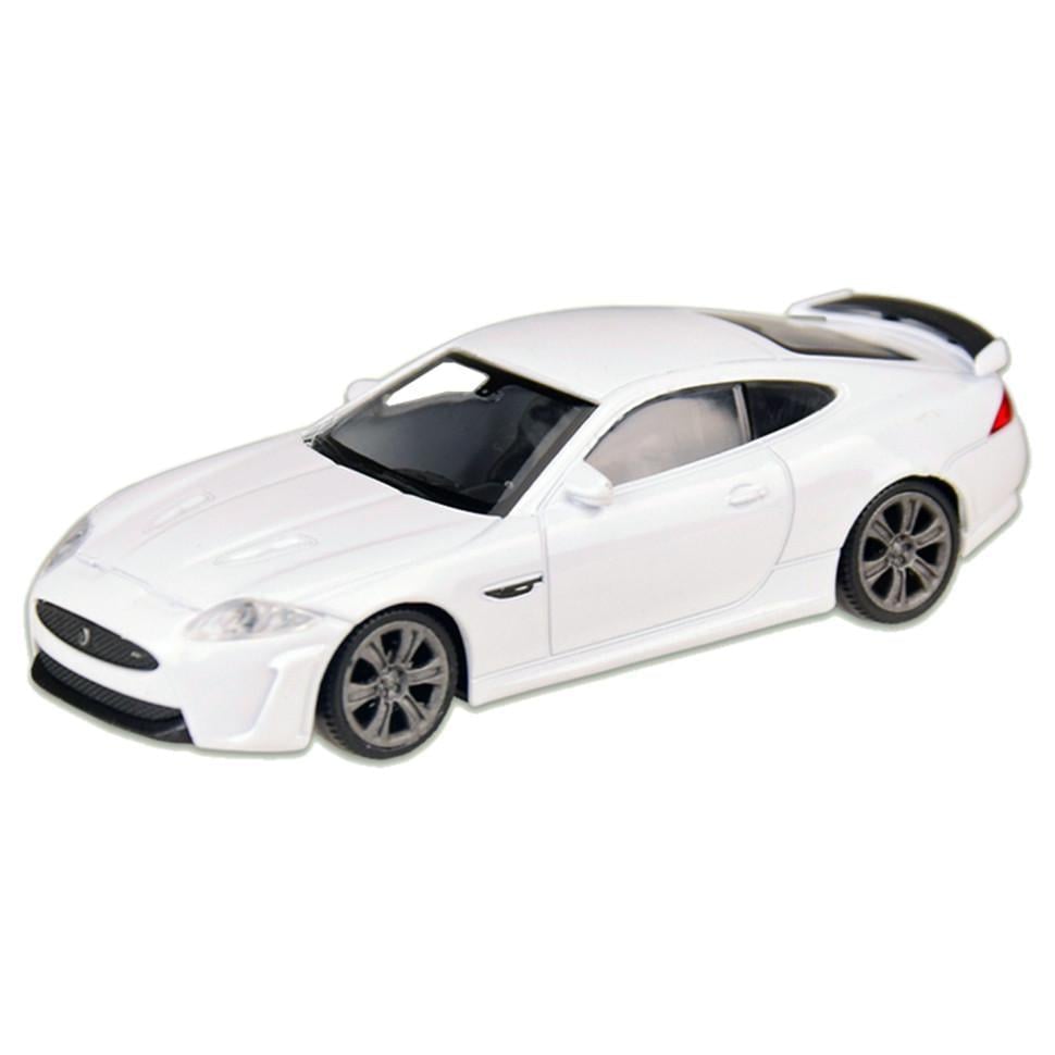 Машина металева jaguar xkr s welly 44045cw масштаб 1:43 Білий (RLT26183s34448)