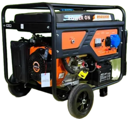 Генератор бензиновый POWER ON электростартер 5.5 кВт 23 л 16 л.с. (31576655)