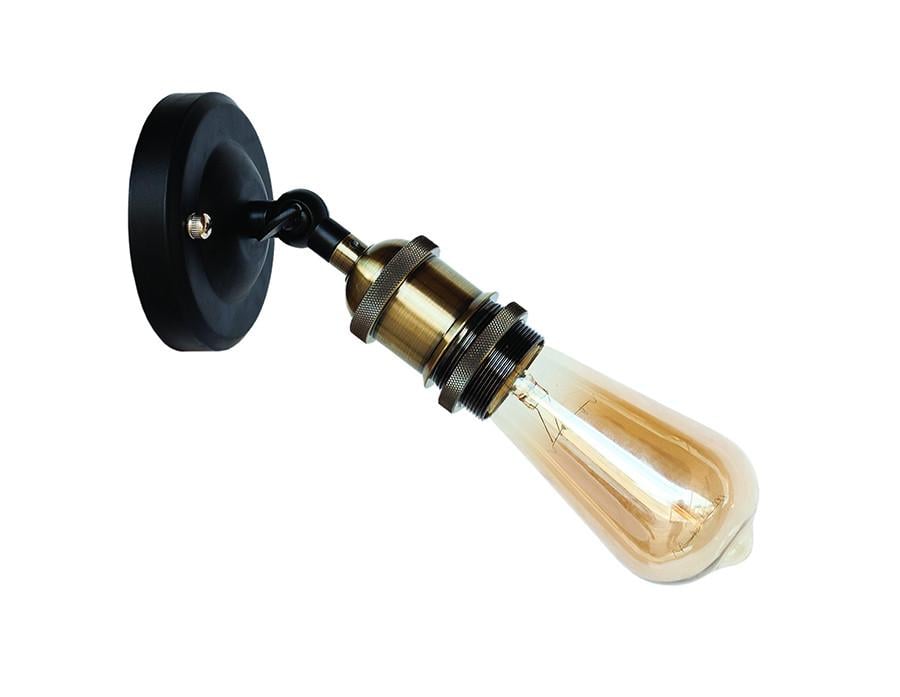 Бра лофт без плафона 752WA1203-1 Черный/Бронза