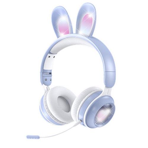 Наушники беспроводные Rabbit Ear KE-01 с LED подсветкой (01811-1) - фото 1