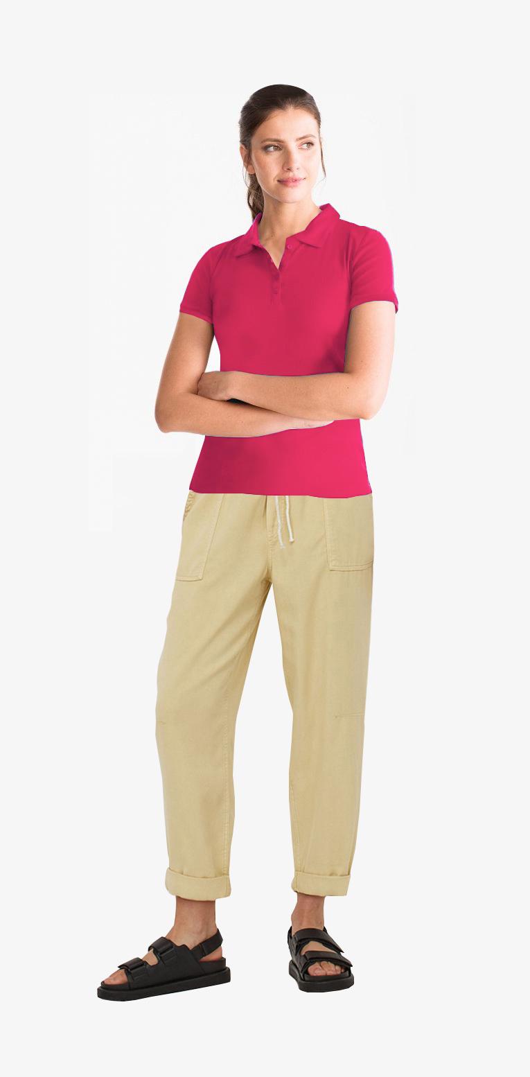 Поло женское C&A M Коралловый (202944100b18)