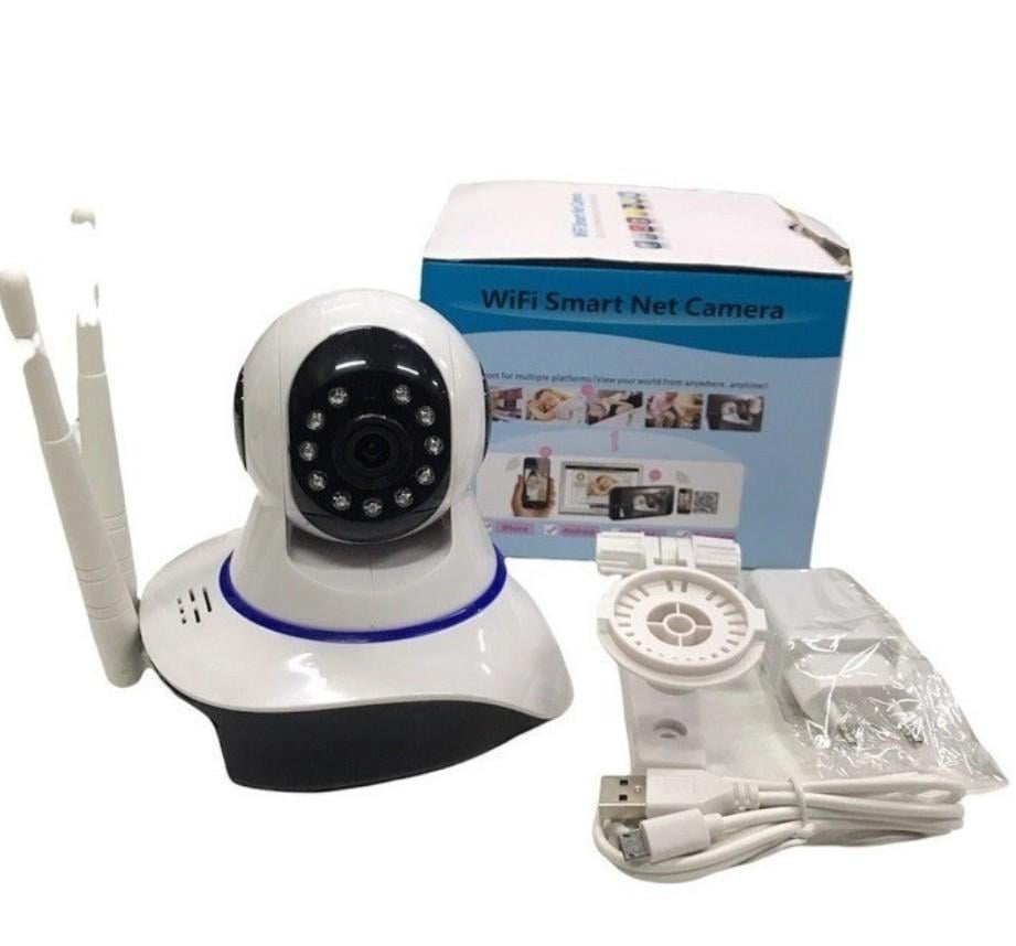 Камера відеоспостереження IP інфрачервона Smart Q5 V380-Q5SY Wi-Fi поворотна панорамна 355° (542) - фото 4 Камера відеоспостереження IP інфрачервона Smart Q5 V380-Q5SY Wi-Fi поворотна панорамна 355° (542) - фото 4