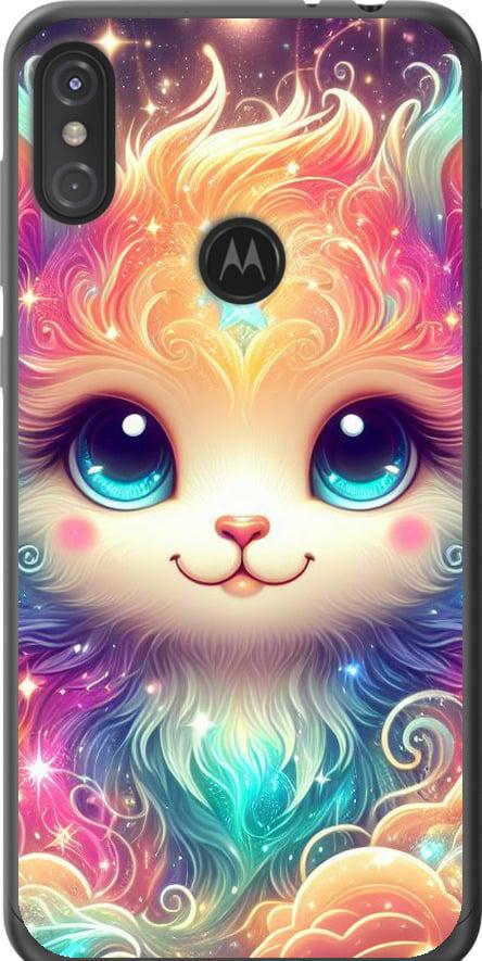 Чехол на Motorola One Power Сказочный котенок (5813t-1588-42517)