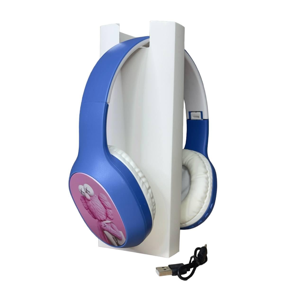 Наушники детские YLZ-5 беспроводные FM-радио/MicroSD/Bluetooth Синий (2425235)