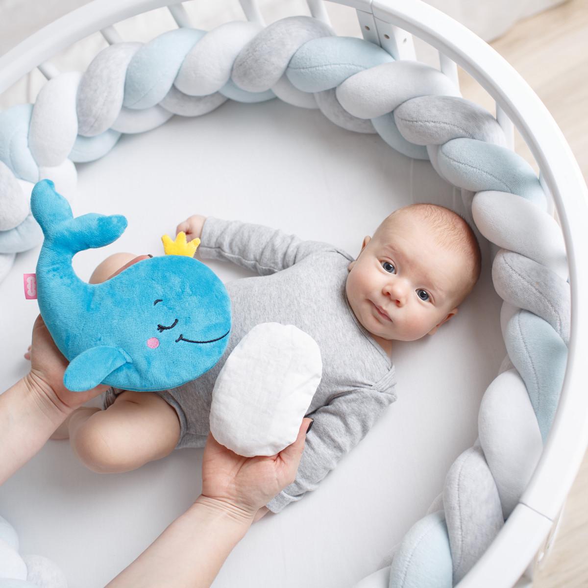 Игрушка-грелка Кит от колик с вишневыми косточками (1643469414) - фото 2 Игрушка-грелка Кит от колик с вишневыми косточками (1643469414) - фото 2