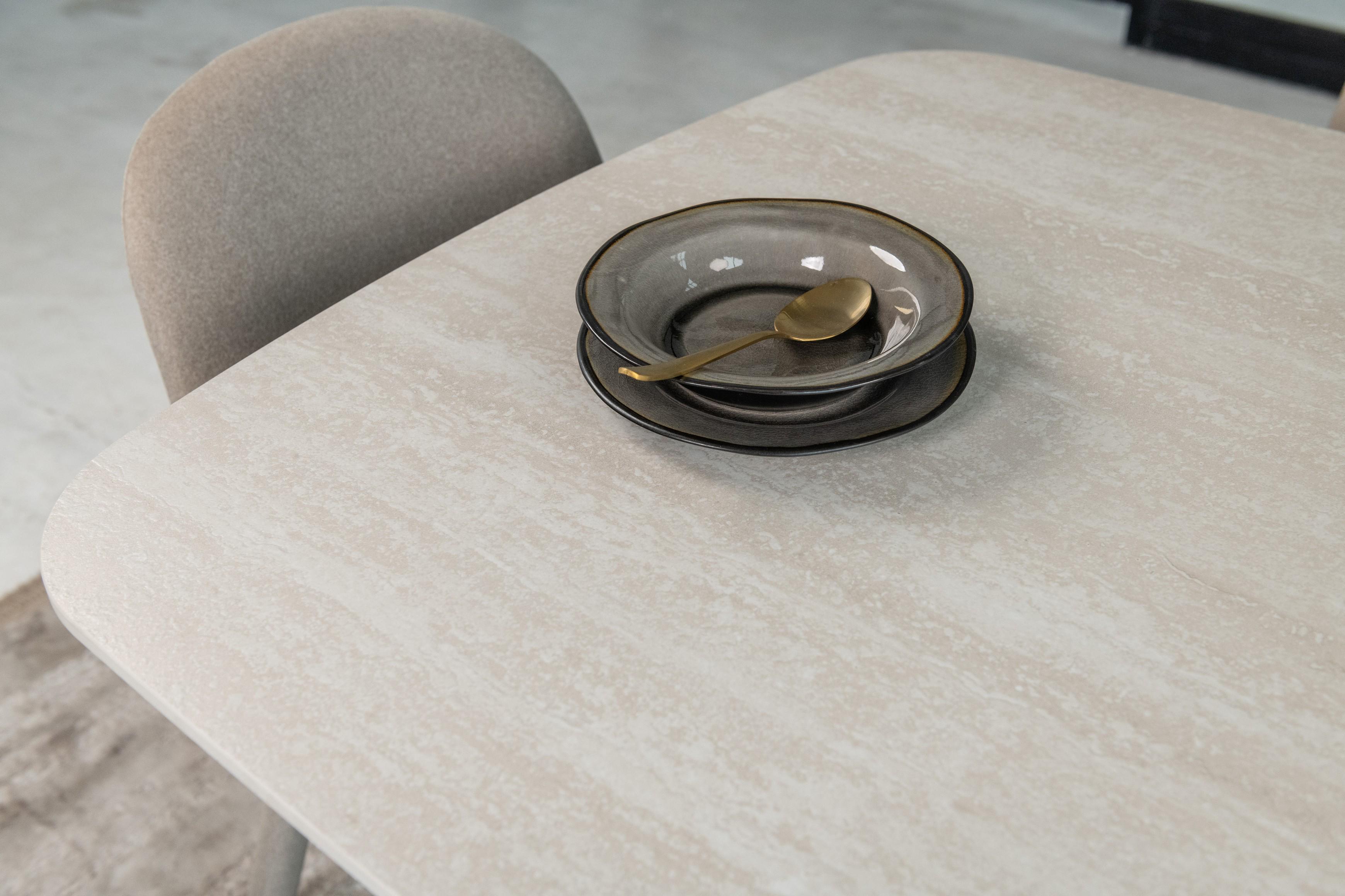 Стіл обідній розсувний Vetro Mebel Паріс 1400- 2000x900x760 мм Крема марфіль/Бежевий (TМL-997-1) - фото 8 Стіл обідній розсувний Vetro Mebel Паріс 1400- 2000x900x760 мм Крема марфіль/Бежевий (TМL-997-1) - фото 8