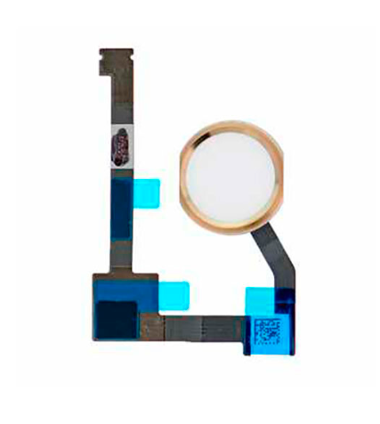 Кнопка home со шлейфом iPad mini 4 Gold (T129)