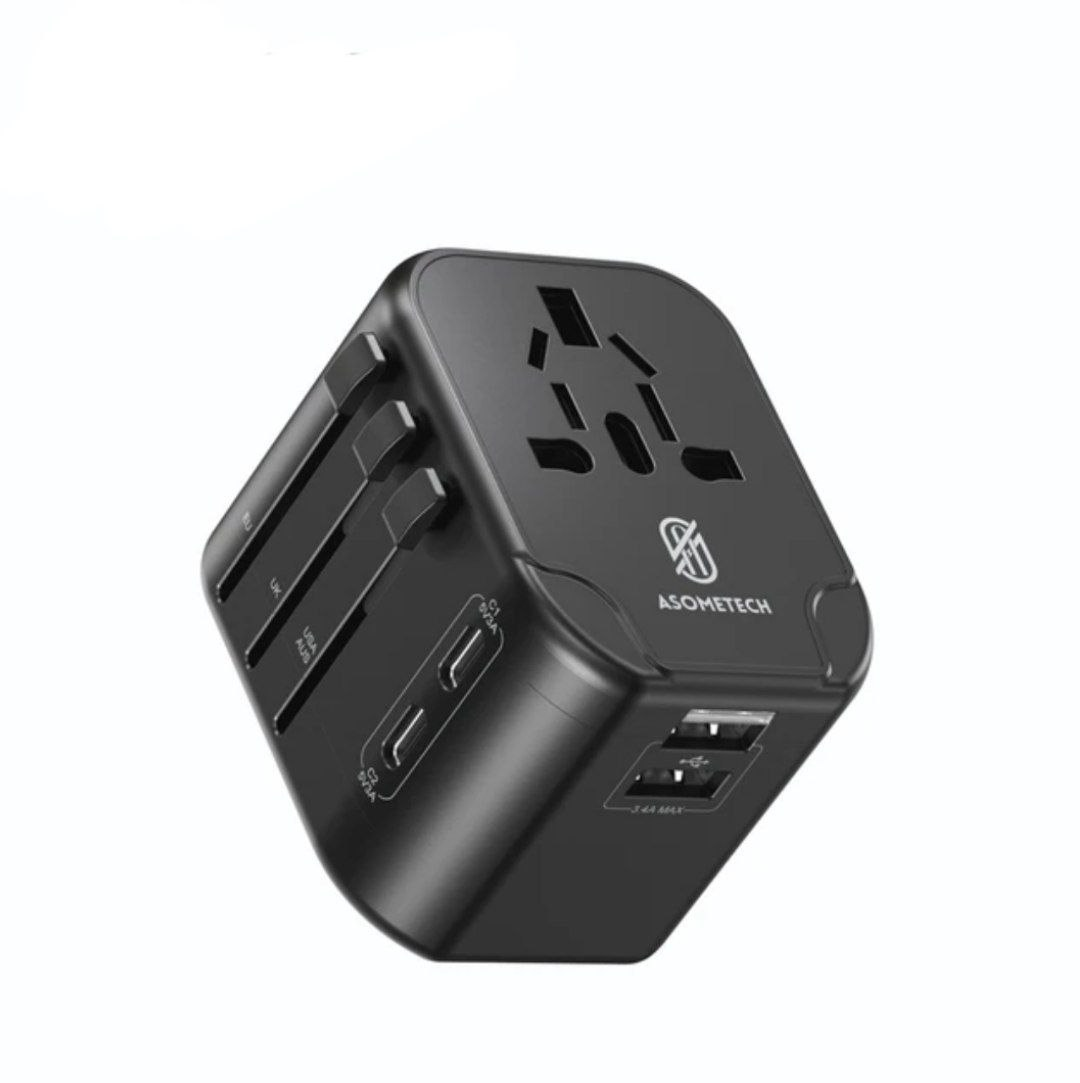 Зарядний мережевий пристрій ASOMETECH 5в1 4000W Чорний