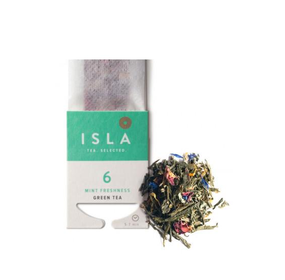 Чай зеленый ISLA Mint Freshness №6 на чайник 4 г 10 шт. (IS10033)
