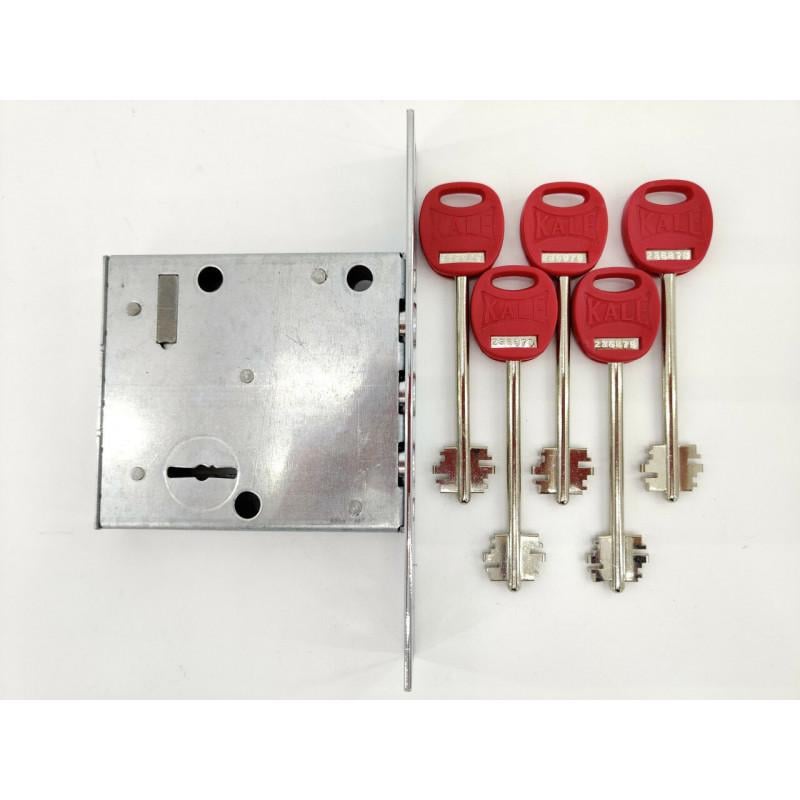 Замок врезной KALE 447L Никель (14038901) - фото 3 Замок врезной KALE 447L Никель (14038901) - фото 3